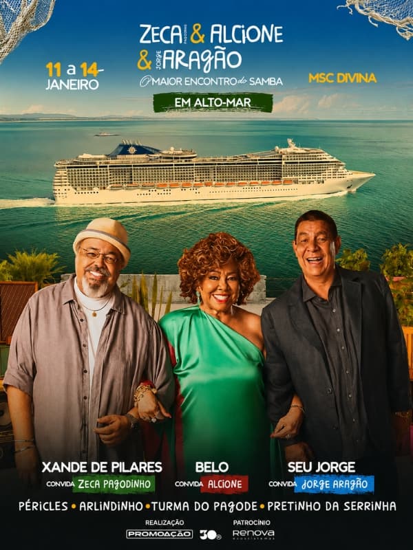 Navio O Maior Encontro do Samba em Alto-Mar